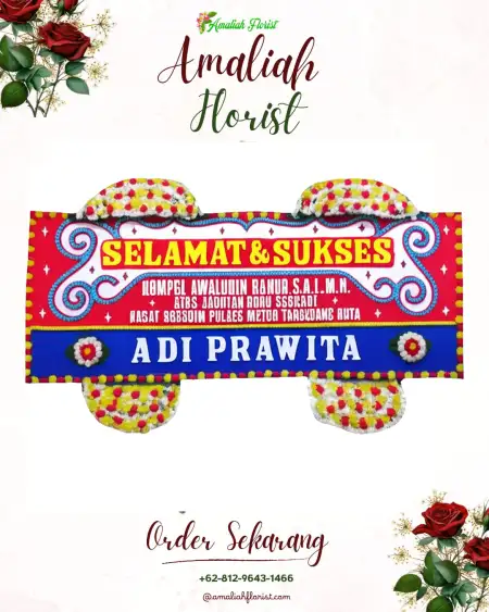 Papan Bunga Ucapan Selamat Batu